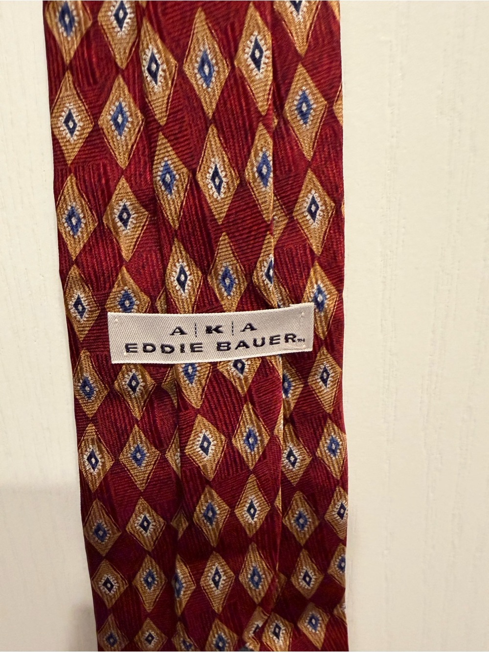 Eddie Bauer vintage silk necktie